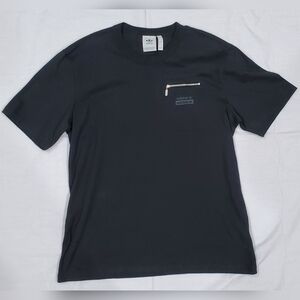 Adidas Men's Black Pocket Tee With Zipper NWOT